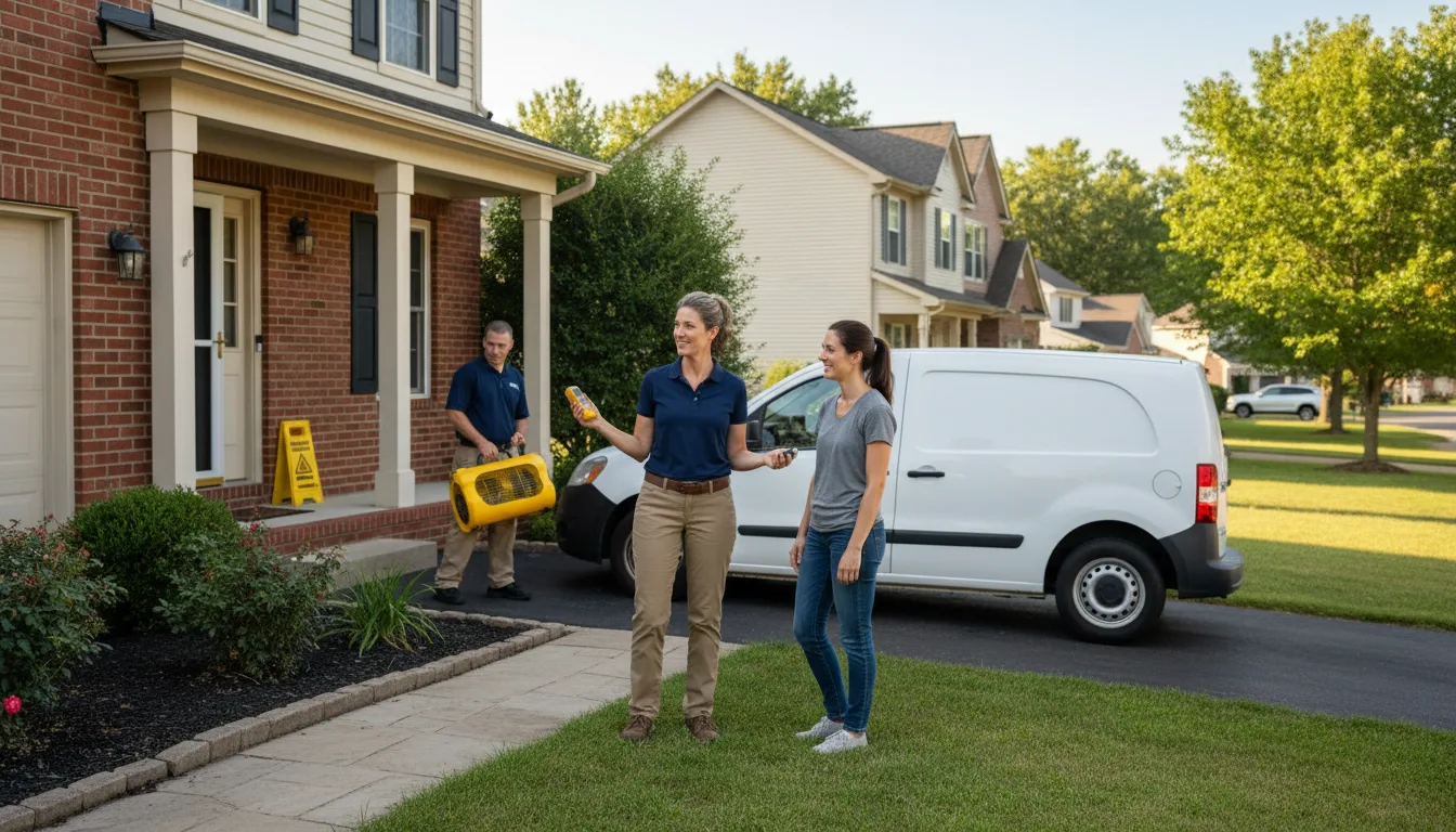 Water restoration image for Dehumidification And Cleanup Services in Pembroke, GA